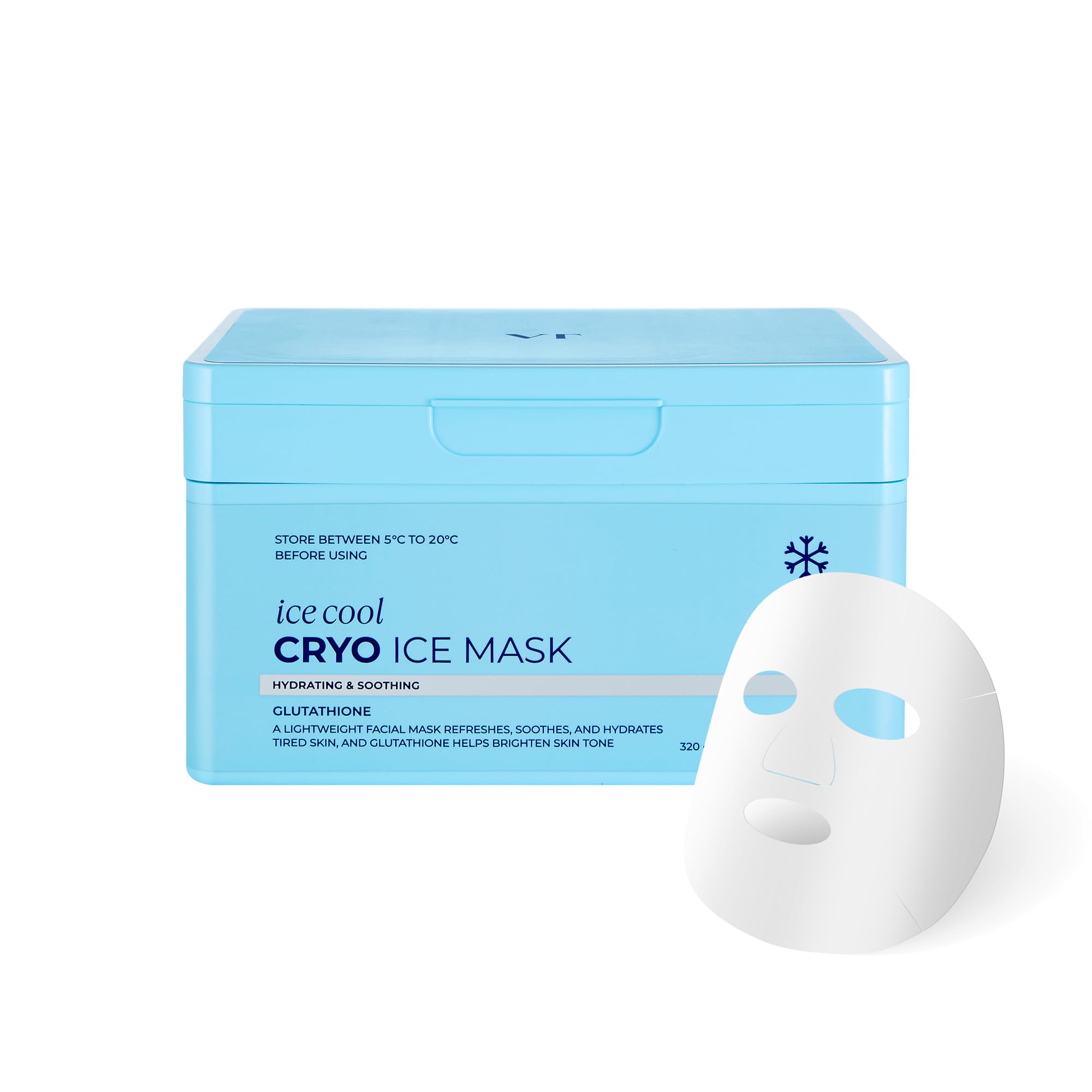 Amazon.com : VT COSMETICS Cryo Ice Cool Mask, 30 Sheets, Cooling